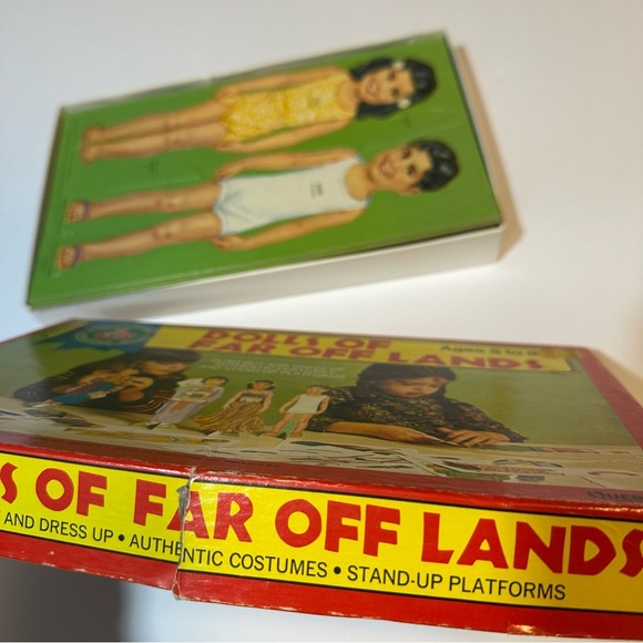 Vintage 1969 Child Guidance Paper Doll Box Set Dolls of Far Off Lands Unused - Picture 3 of 4